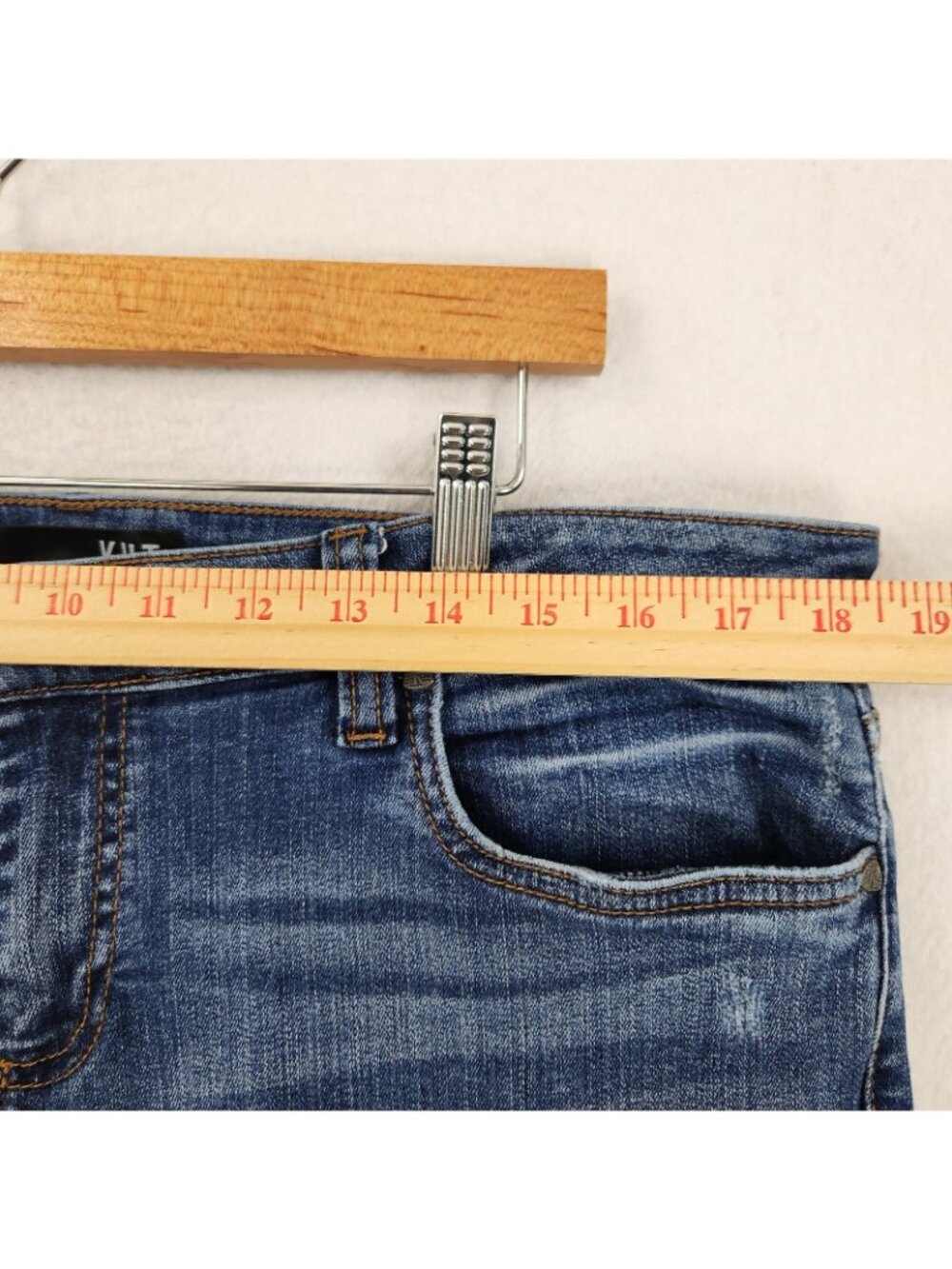KUT From The Kloth Jeans Womens 16 Blue Connie Mid Rise Ankle Skinny Stretch - Picture 5 of 13